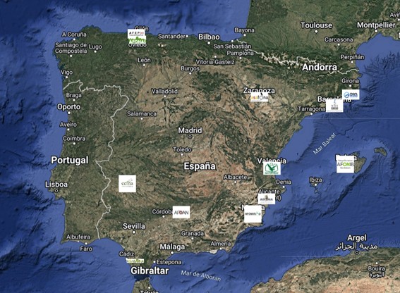 Mapa asociaciones