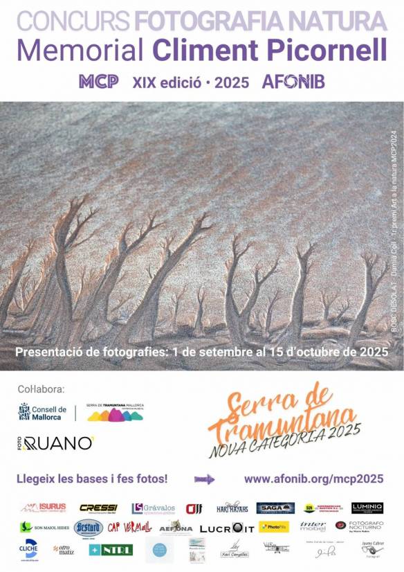 Cartel certamen AFONIB 2025