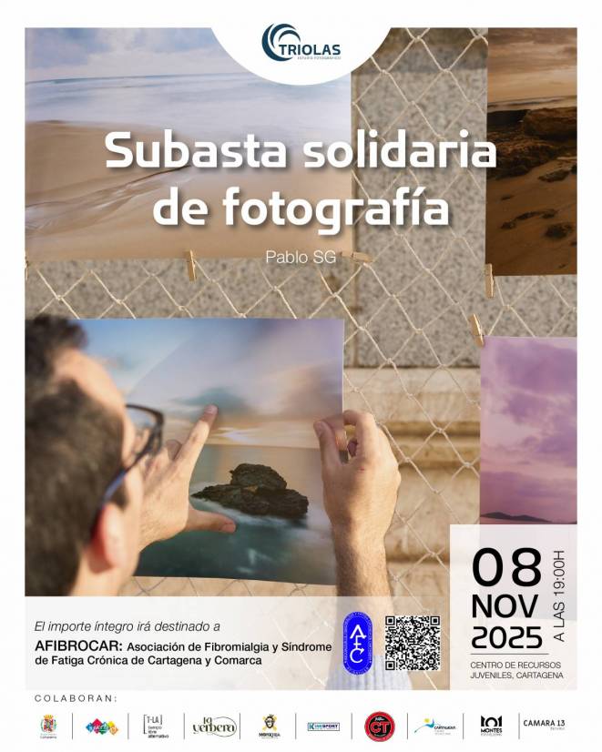 cartel Subasta Solidaria Pablo SG